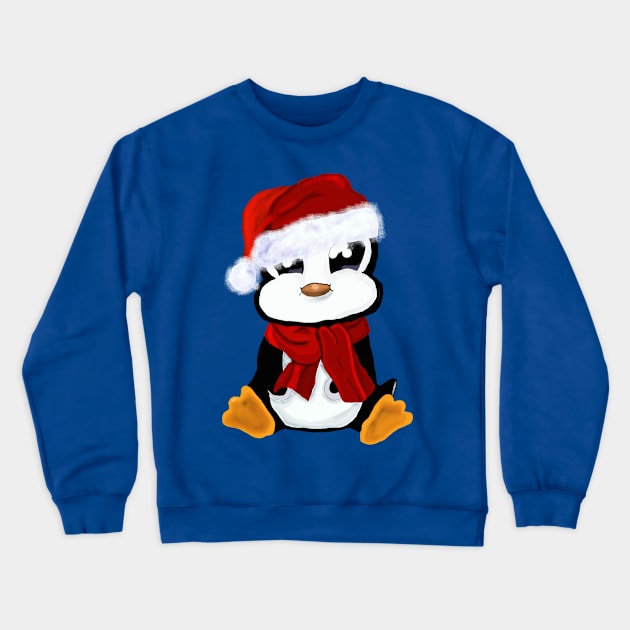 Christmas Penguin Crewneck Sweatshirt by Jackman1806